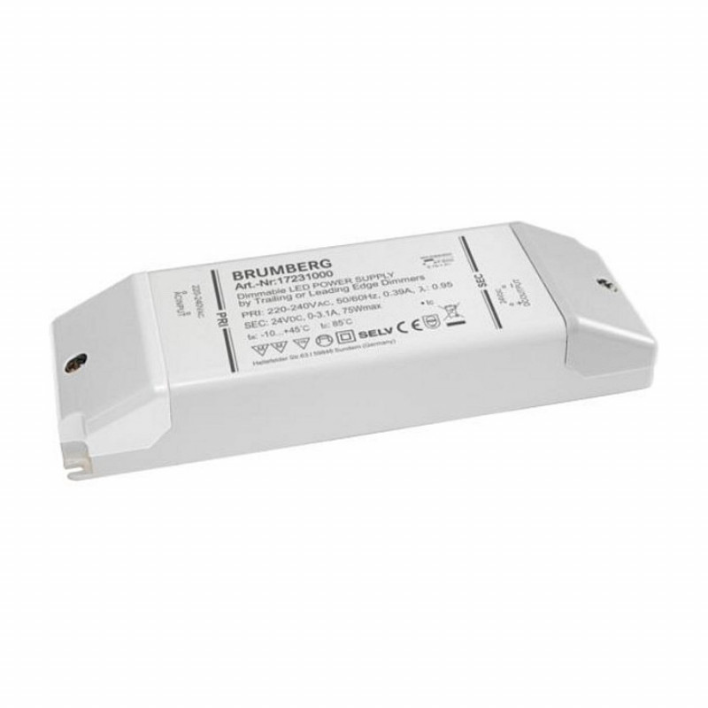 Brumberg 17231000 LED-toiteallikas 75W 24V DC Valge