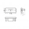 Brumberg 53038260 Otsakorkide komplekt QUALITYFLEX Valge (RAL 9016)