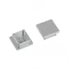 Brumberg 53039260 Otsakorkide komplekt QUALITYFLEX LED-profiilidele, hõbedane, plastik