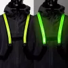 EasyPix StreetGlow L/XL LED-turvavest täiskasvanutele - laetav, 3 režiimi, must