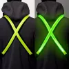 EasyPix StreetGlow L/XL LED-turvavest täiskasvanutele - laetav, 3 režiimi, must