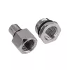Aqua Computer Adapter Set Straight Eheim 1046 to G1/4 inch Internal Thread - Silver