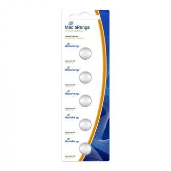 MEDIARANGE MRBAT134 CR1220 3V Lithium Button Cell Battery (5-Pack)