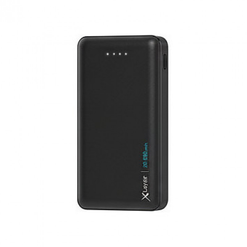 XLayer Powerbank Micro (20.000mAh) Must