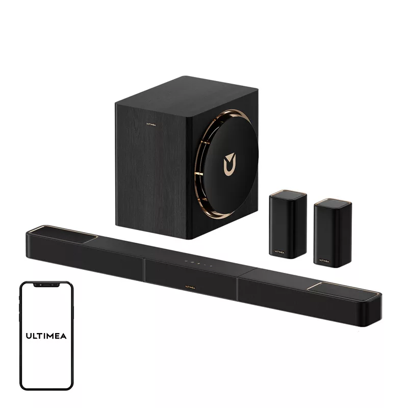 ULTIMEA Ultima Skywave X60 Soundbar 2.1 Channel 120W Bluetooth 5.0 HDMI ARC Black