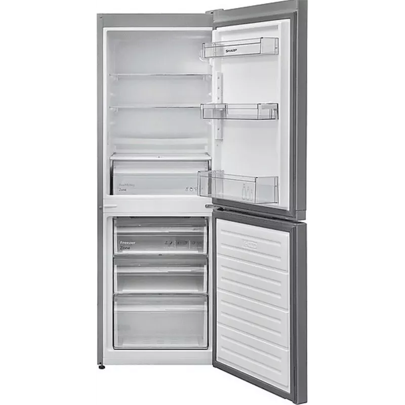 Sharp SJ-FBB02DTXLE-EU Püstine Külmik-Sügavkülmik, 268L, Total No Frost, Hõbedane, Energiaklass E