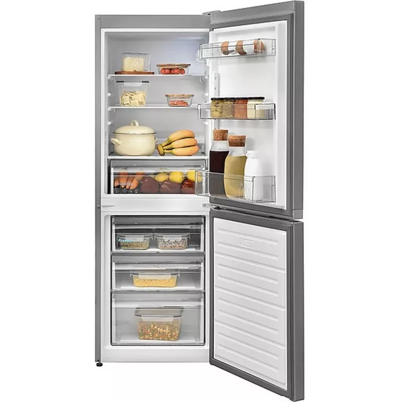 Sharp SJ-FBB02DTXLE-EU Püstine Külmik-Sügavkülmik, 268L, Total No Frost, Hõbedane, Energiaklass E