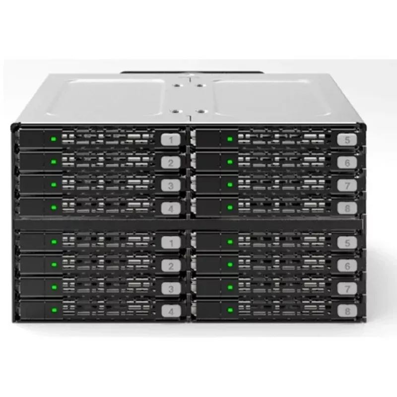 ICY DOCK ToughArmor MB516SP-B 16-kohaline 2.5 inch SAS/SATA SSD/HDD tagasiplaani moodul 2x 5.25 inch pesa jaoks