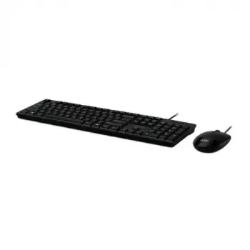 Acer AAK400 juhtmega klaviatuuri ja hiire komplekt - USA paigutus - Must - Jaemüügipakend