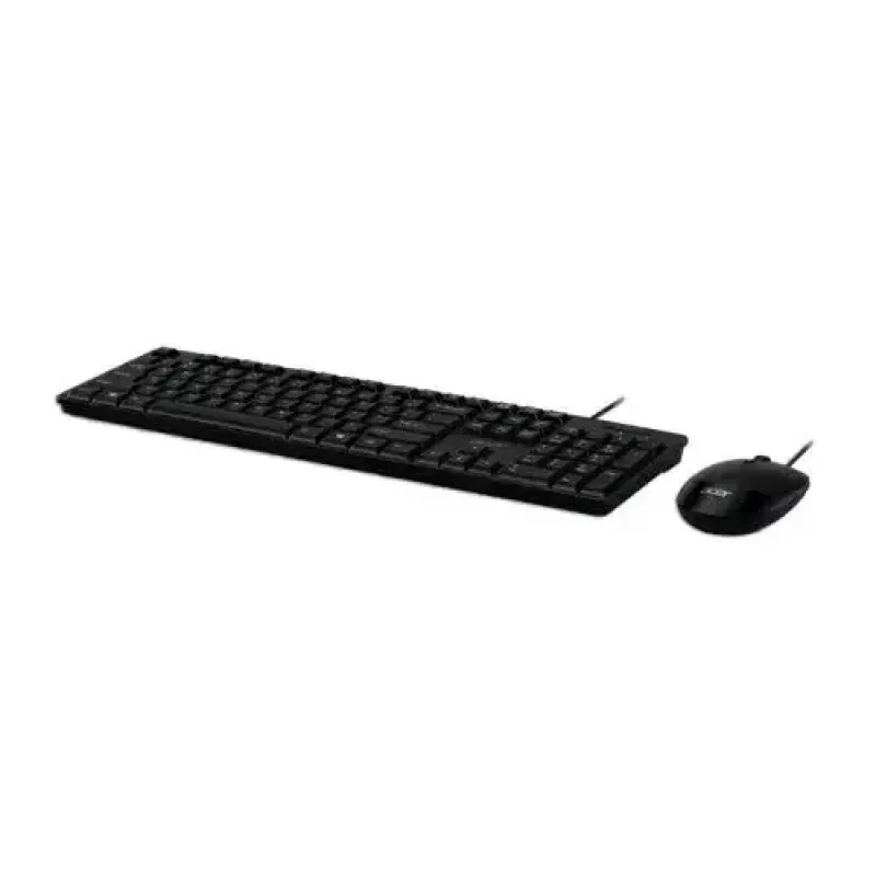 Acer AAK400 juhtmega klaviatuuri ja hiire komplekt - USA paigutus - Must - Jaemüügipakend