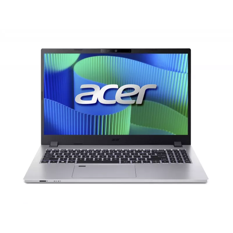 Acer TravelMate TMP215-55-TCO-3817 15,6 tolli WUXGA Intel Core 3 100U 16 GB 512 GB SSD Intel Iris Xe Graphics Windows 11 Pro Hall Inglise klaviatuur taustvalgustusega