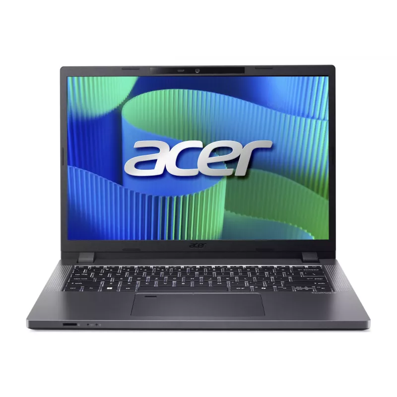 Acer TravelMate TMP214-55-G2-TCO-37X6 14 tolli WUXGA Intel Core 3 100U 16 GB DDR5 512 GB SSD Intel Iris Xe Graphics Windows 11 Pro Inglise klaviatuur taustvalgustusega Acer Grey