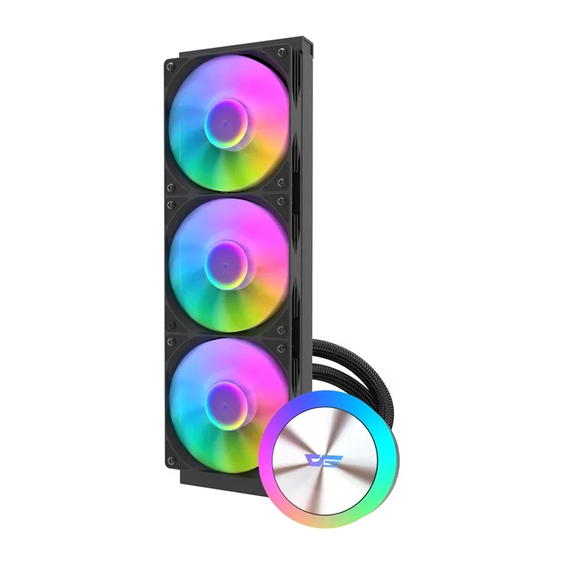 Darkflash DG360 360mm AIO vedelikjahuti protsessorile (must)