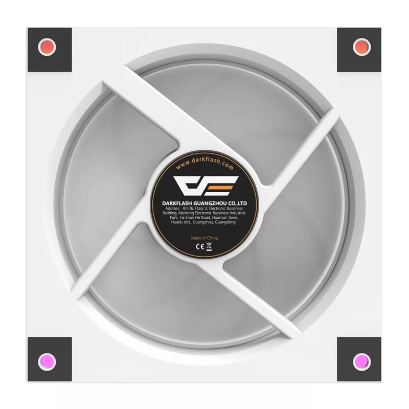 DarkFlash DM20 LINE jahutusventilaator (valge) 120mm PWM ARGB