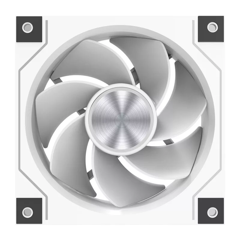 DarkFlash DM20 LINE jahutusventilaator (valge) 120mm PWM ARGB