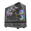 DarkFlash DS950 Mid-Tower Computer Case (Black) with 6 Pre-Installed ARGB Fans