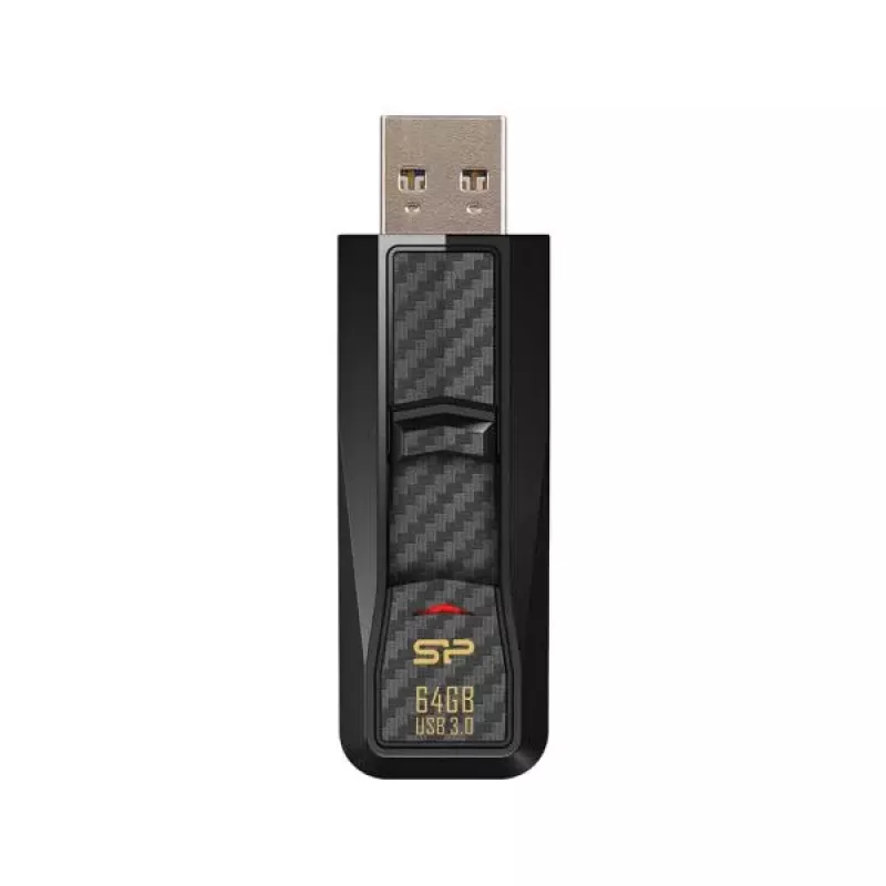 Silicon Power Blaze B50 64GB USB 3.2 Gen 1 mälupulk must