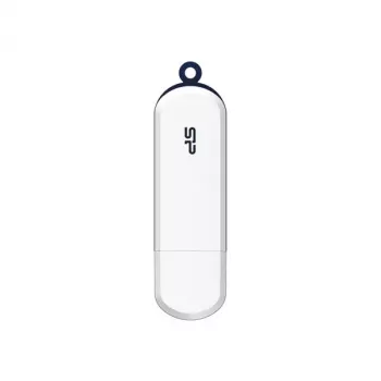 Silicon Power Blaze B32 USB-mälupulk 128GB USB 3.2 Gen 1 Valge mereväesinise äärisega