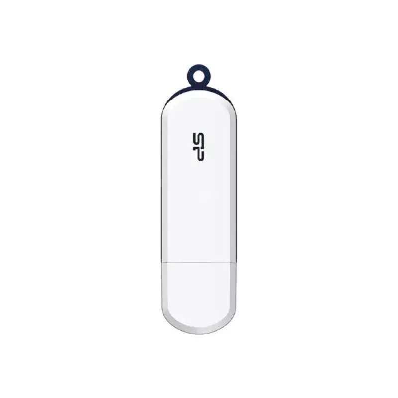 Silicon Power Blaze B32 USB-mälupulk 128GB USB 3.2 Gen 1 Valge mereväesinise äärisega