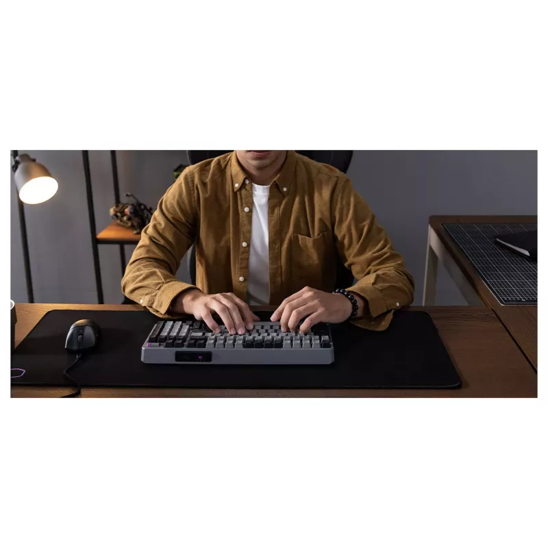 Cooler Master MK770 juhtmeta mehaaniline klaviatuur (prantsuse AZERTY) - Kailh Box V2 Red lülitid, RGB taustvalgustus, kuumvahetatav, tihendkinnitus, 4000mAh aku, magnetiline randmetugi