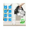 ForMe FKG-458 Juhtmeta Elektriline Veekeetja 1.8 L Roostevaba Teras / Must