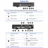 HP Uuendatud ProDesk 400 G2 DM Mini Lauaarvuti, Intel Core i3-6100T, 8GB RAM, 128GB SSD, Windows 11 Home, Grade B
