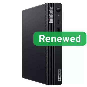 Lenovo ThinkCentre M70q Tiny Desktop PC - Intel Core i5-10400T - 8GB DDR4 - 256GB NVMe SSD - Intel UHD Graphics 630 - Windows 11 Pro - Renewed Grade A