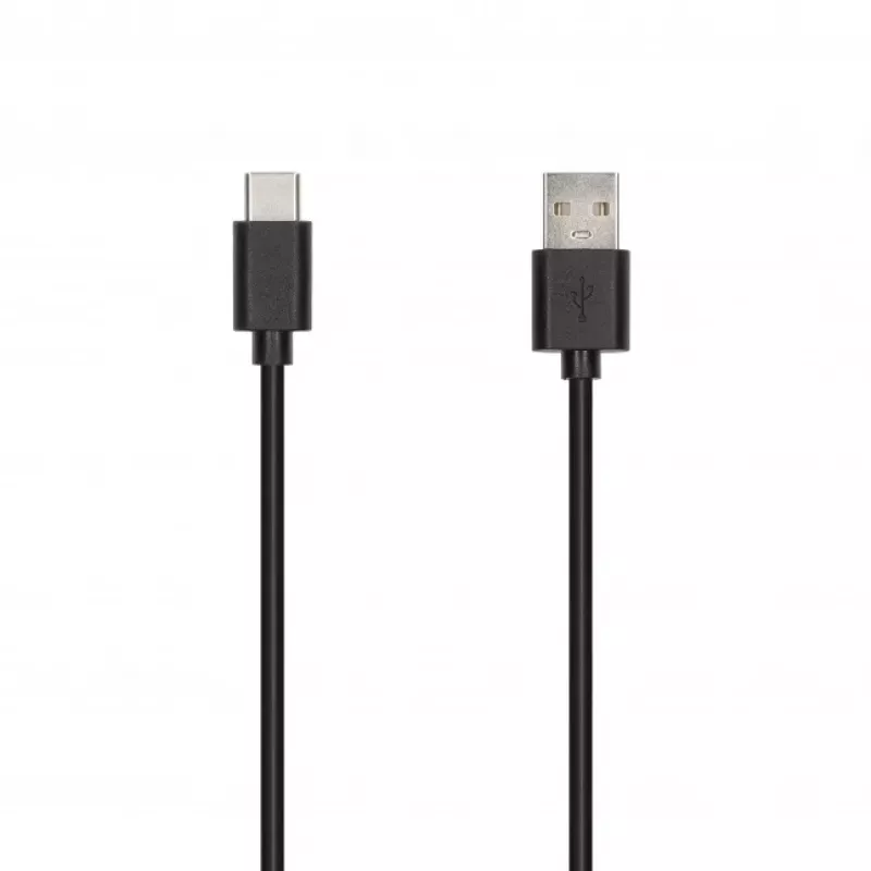 SEEK TOTI USB-A to Type-C, 1m PVC Data Cable 3A, Must