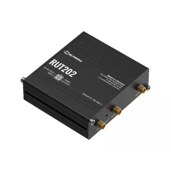 Teltonika RUT202 - 4G LTE traadita ruuter, Wi-Fi 4, 2x Ethernet, DIN-liist