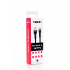 SEEK TOTI USB-A to Lightning 2m Punutud Kaabel 2A (Non-MFI) Must