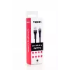 SEEK TOTI USB-A to Lightning 2m Punutud Kaabel 2A (Non-MFI) Must