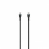 SEEK TOTI USB-C to USB-C 2m Punutud Kaabel 3A Must