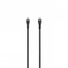 SEEK TOTI USB-C to USB-C 2m Punutud Kaabel 3A Must