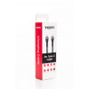 SEEK TOTI USB-C to USB-C 2m Punutud Kaabel 3A Must