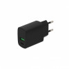 SEEK TOTI 20W Type-C + USB A seinakiirlaadija, must