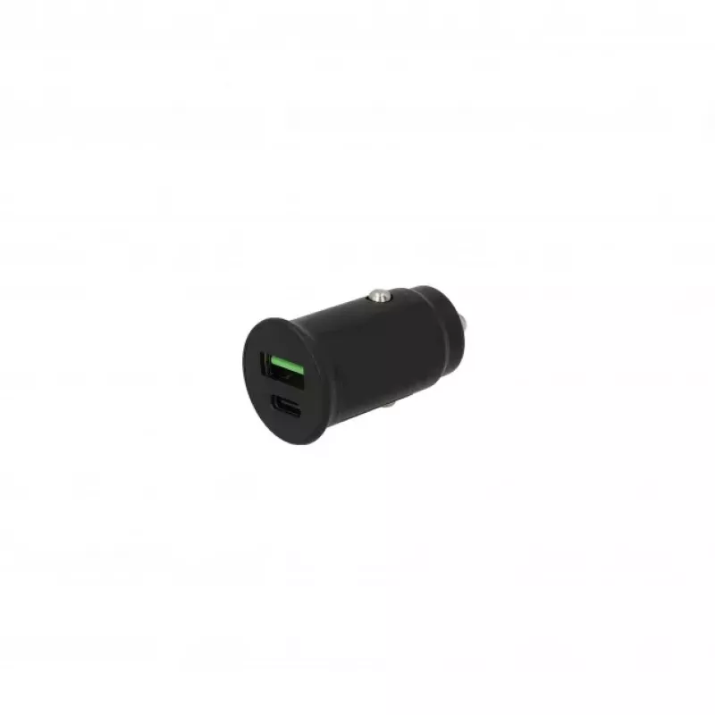SEEK TOTI 30W Type-C + USB A autolaadija, must