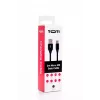 SEEK TOTI USB A to Micro USB, 2m Punutud Kaabel 2A, Must