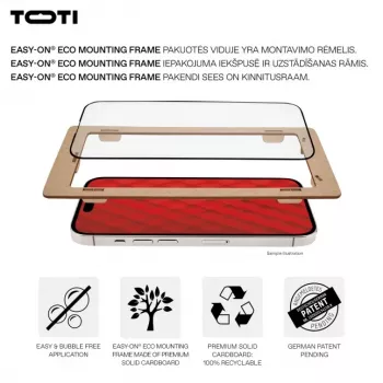 TOTI PREMIUM Premium karastatud klaasist 3D ekraanikaitse täiskattega Samsung Galaxy S24/S25