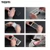 TOTI PREMIUM PREMIUM Karastatud klaasist 3D ekraanikaitse täiskattega Samsung Galaxy S24+/S25+ jaoks