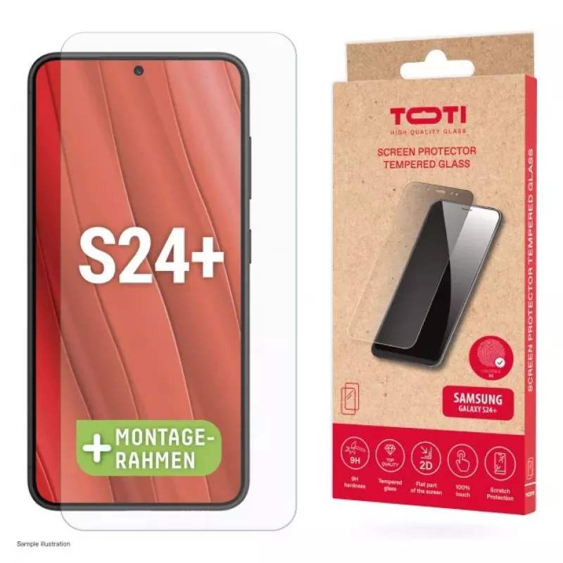 TOTI Karastatud Klaas 2D Ekraanikaitse Samsung Galaxy S24 Plus / S25 Plus