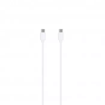 SEEK TOTI 20W Type-C PD seinakiirlaadija koos Type-C–Type-C, 1 m PVC andmekaabliga 3A, valge