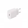 SEEK TOTI 20W Type-C PD seinakiirlaadija koos Type-C–Type-C, 1 m PVC andmekaabliga 3A, valge