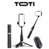 SEEK TOTI Selfie Pulk Varjatud Disainiga Stabiilne Statiiv Q12, Must