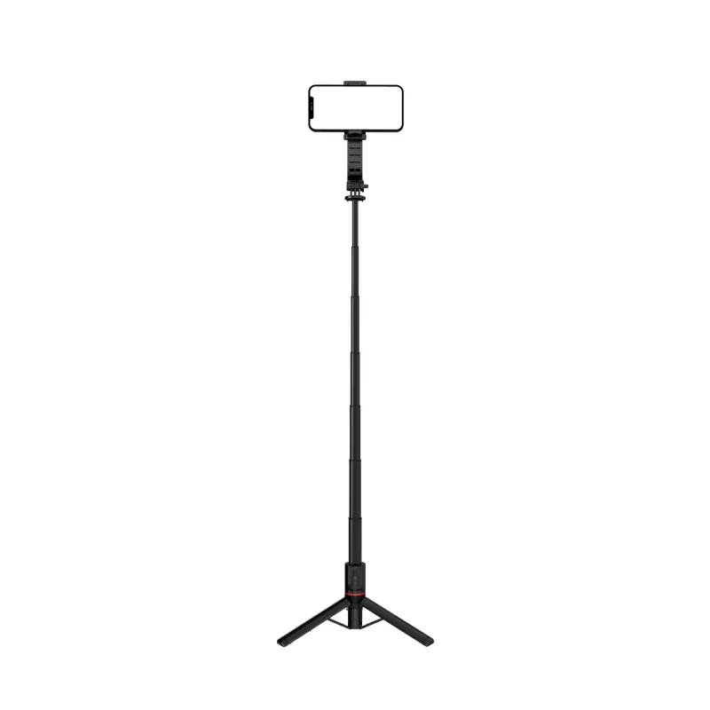 SEEK TOTI Selfie Pulk kerge kronsteiniga statiiv L12-B, must