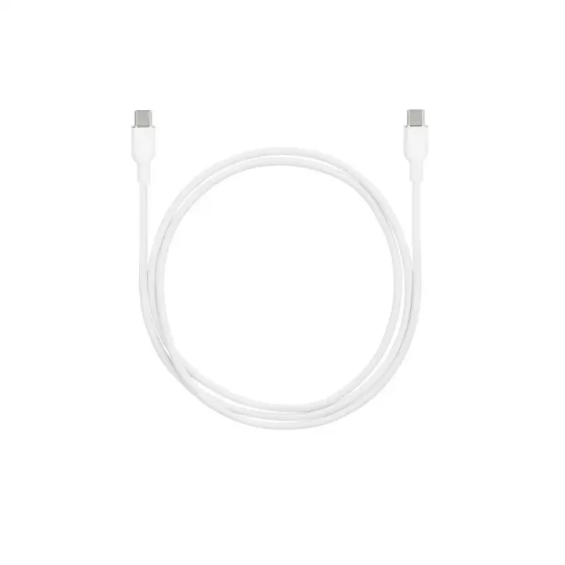 SEEK TOTI USB-C to USB-C Silicone Cable 1m 3A White