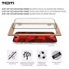 TOTI PREMIUM PREMIUM Tempered Screen Protector Glass 3D Full Cover for Apple iPhone 16 Pro