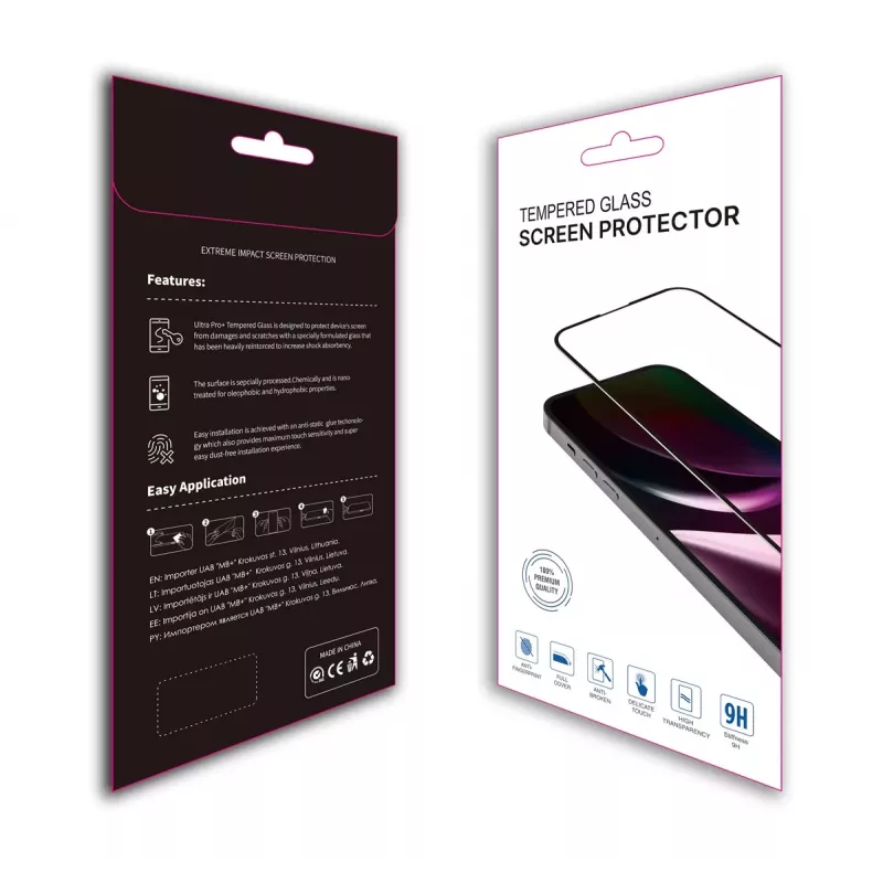 VAZOTEL Crystal Clear Screen Protector iPhone 15 / iPhone 16 (2-pakk)