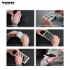 TOTI PREMIUM Premium karastatud klaasist ekraanikaitse 3D täiskattega Apple iPhone 17 Pro Maxile