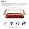 TOTI PREMIUM Premium karastatud klaasist ekraanikaitse 3D täiskattega Apple iPhone 17 Pro Maxile