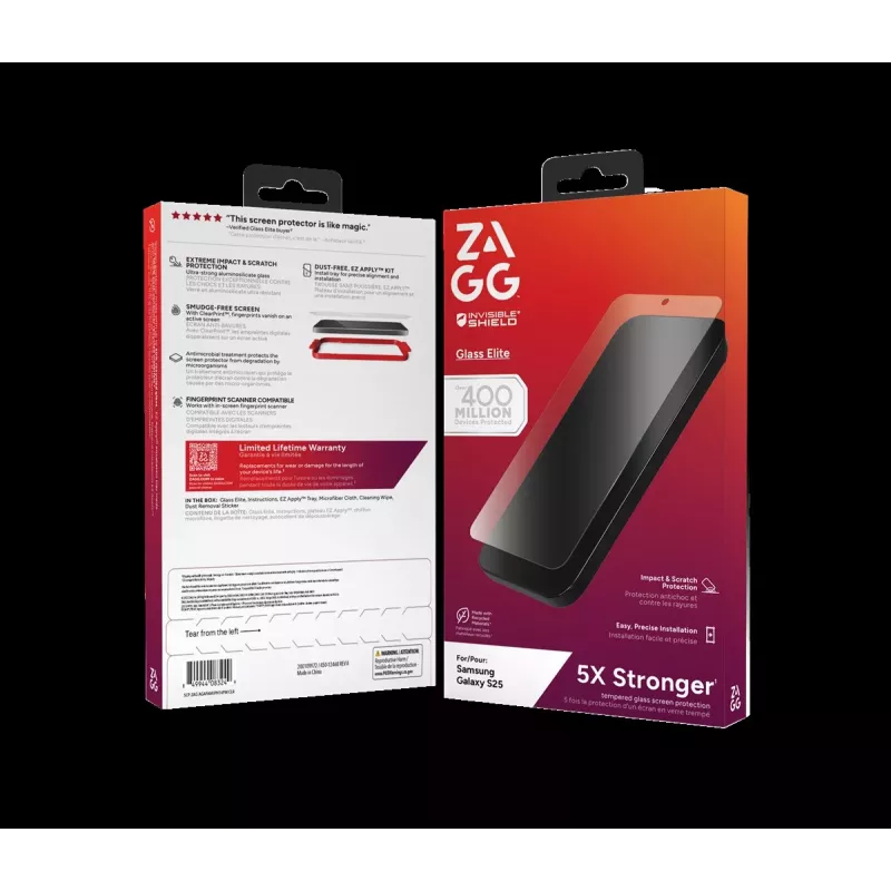 ZAGG Protection Bundle Samsung Galaxy S25 jaoks: MagSafe’iga ühilduv korpus ja ekraanikaitse
